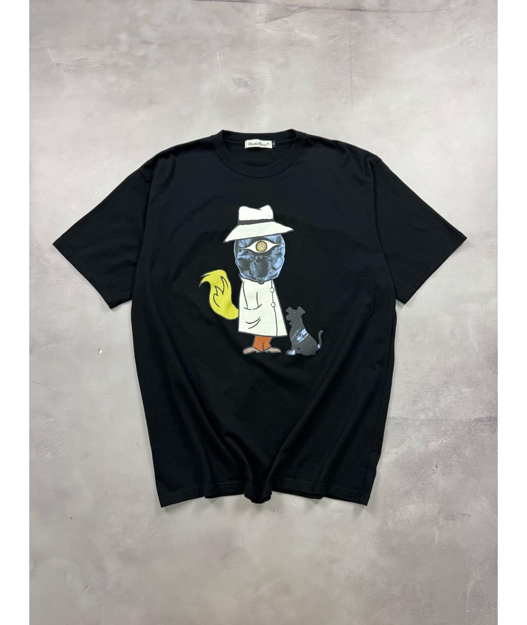 UNDERCOVER Черная хлопковая футболка, фото 9