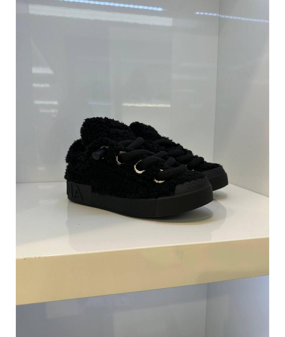 DOLCE&GABBANA Черные кеды, фото 2