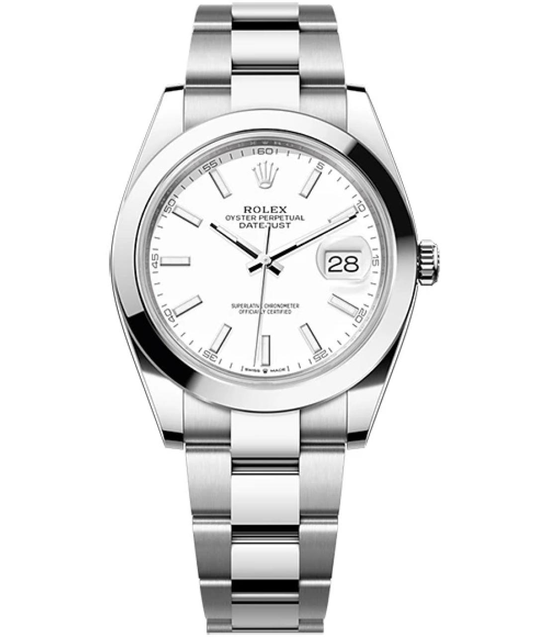 ROLEX Белые часы, фото 1