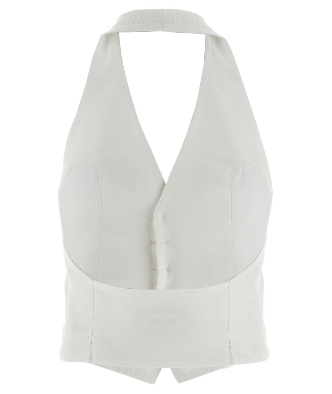 DSQUARED2 Белый хлопковый костюм с брюками, фото 1