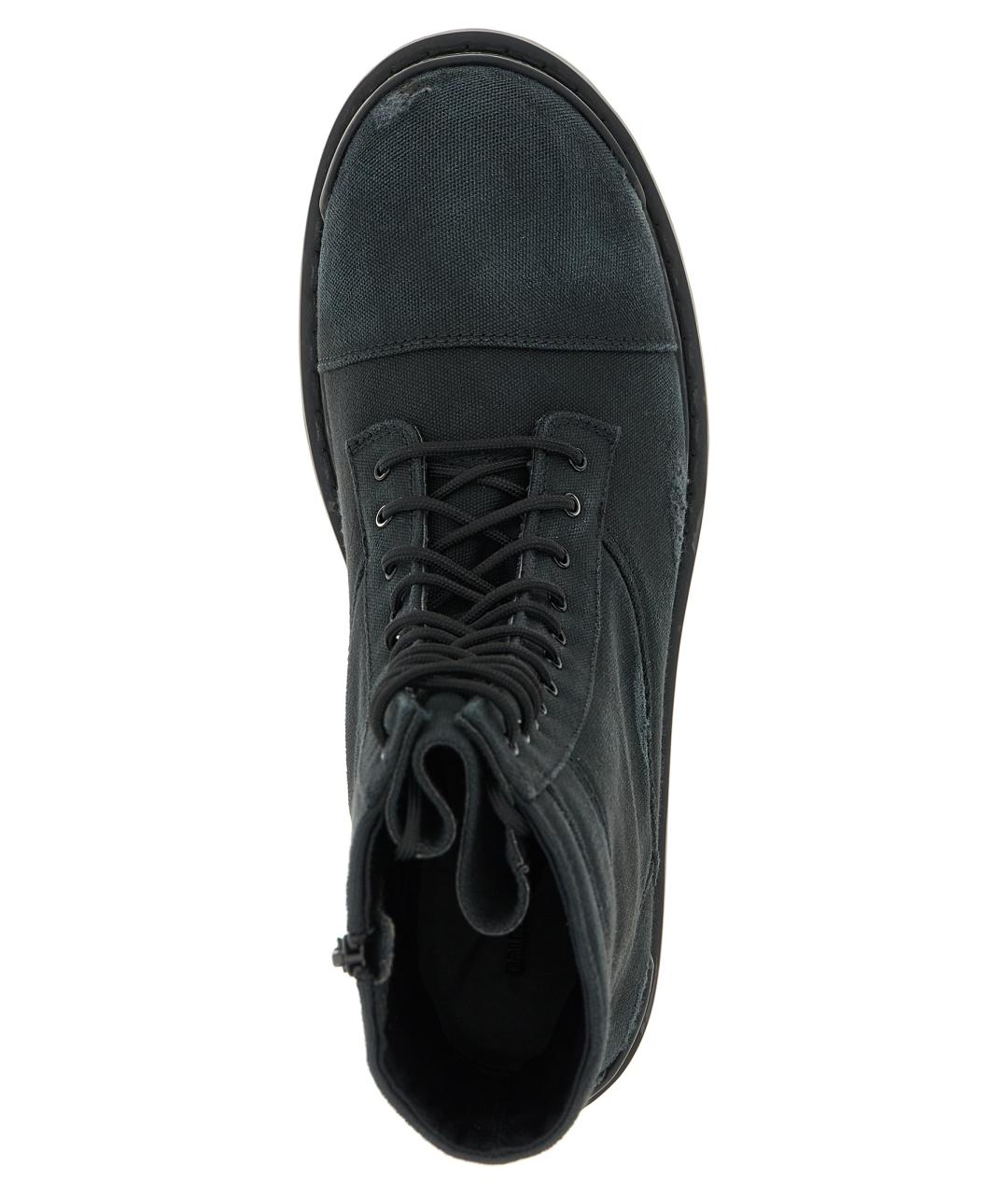 BALENCIAGA Черные текстильные высокие ботинки, фото 4