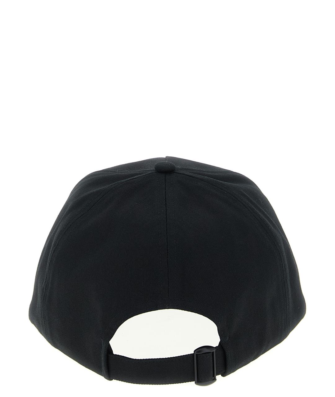 MONCLER Черная хлопковая кепка/бейсболка, фото 3