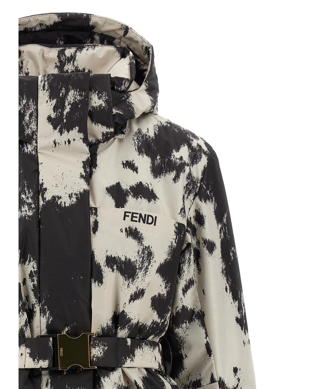 FENDI Мульти полиэстеровый пуховик, фото 4