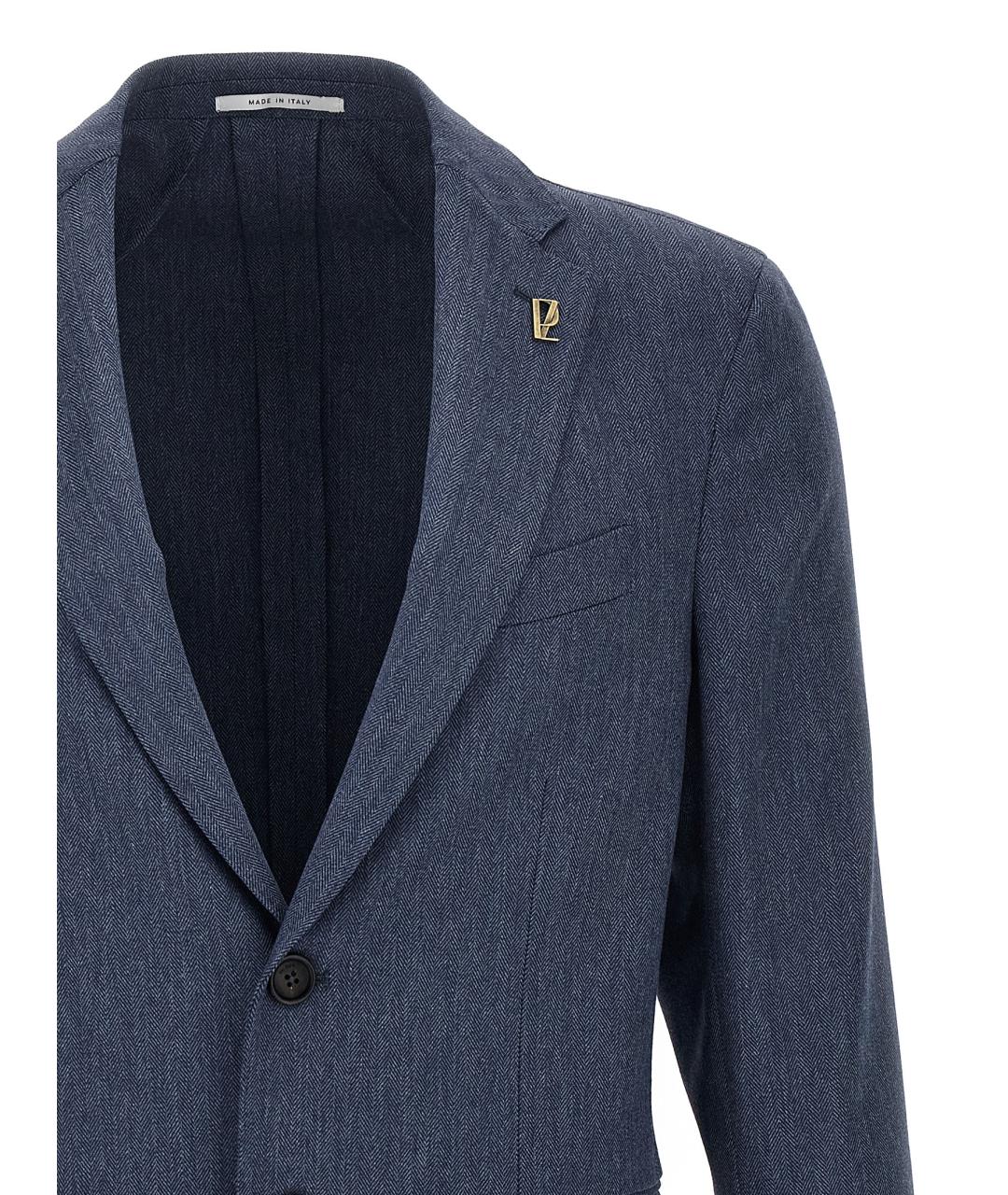 PAL ZILERI Синий шерстяной пиджак, фото 3