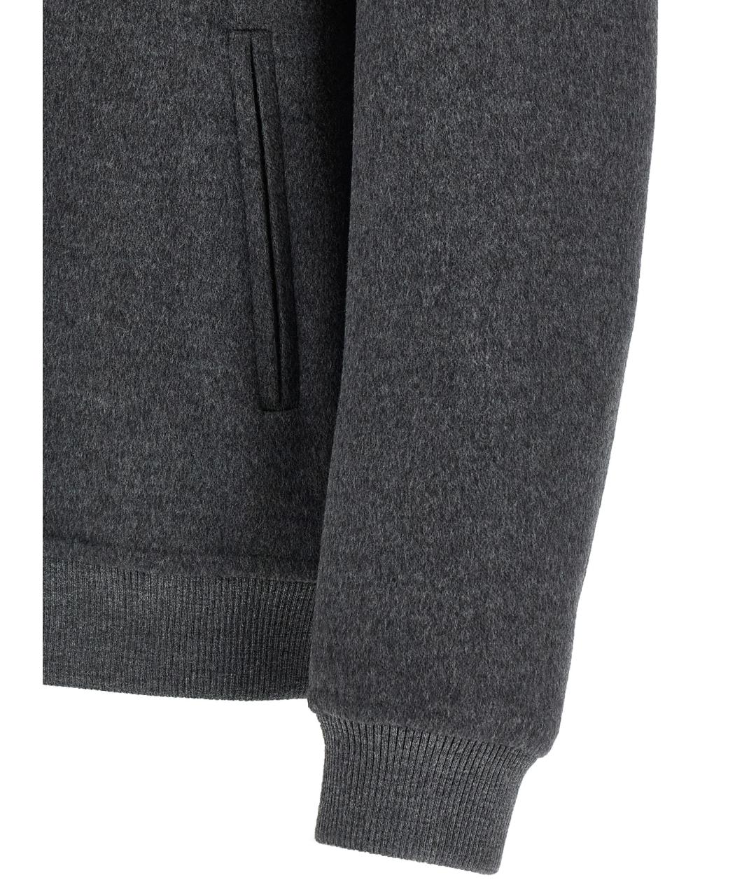 FENDI Серая шерстяная куртка, фото 4