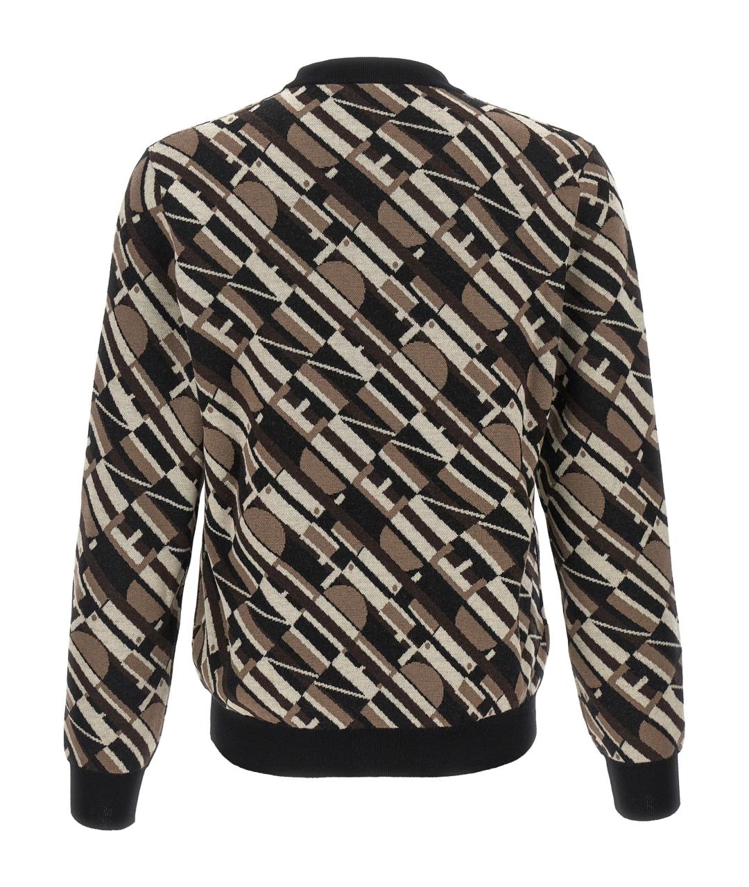 FENDI Мульти шерстяной джемпер / свитер, фото 2