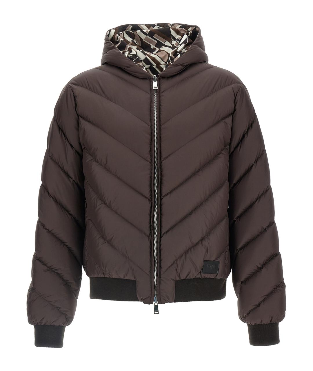 FENDI Мульти полиэстеровый пуховик, фото 1