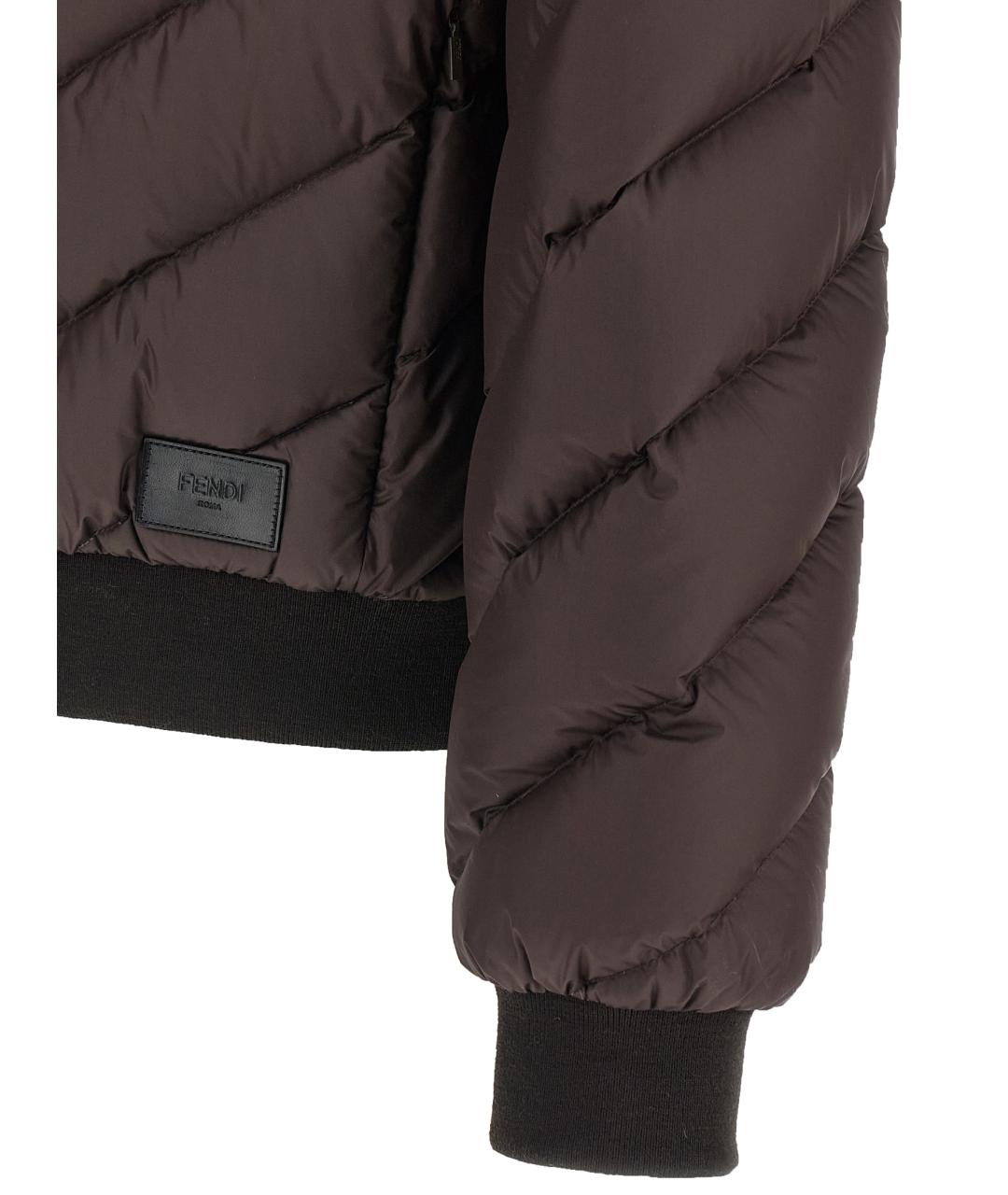 FENDI Мульти полиэстеровый пуховик, фото 5