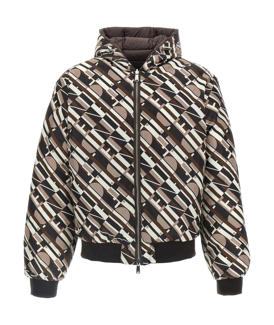 FENDI Мульти полиэстеровый пуховик, фото 2