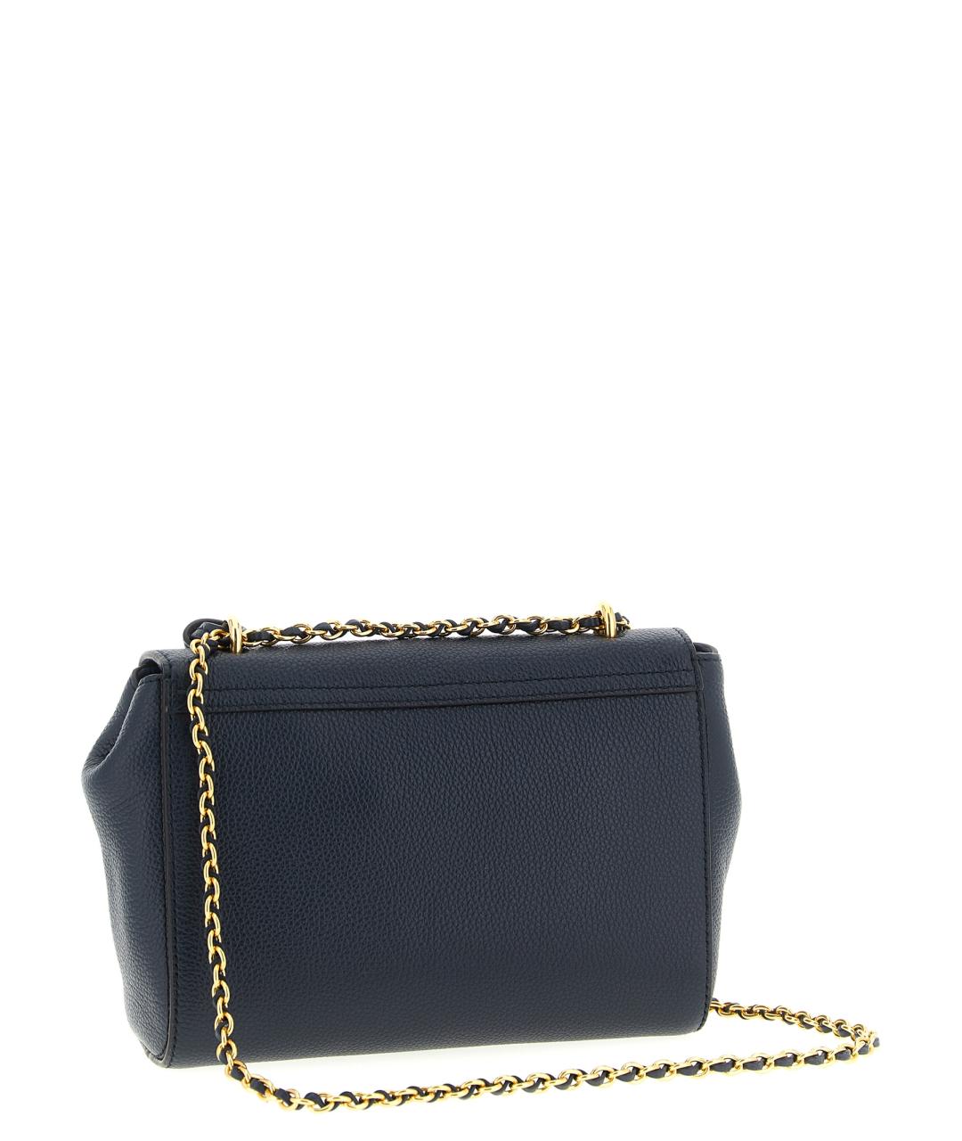 MULBERRY Синяя кожаная сумка через плечо, фото 2