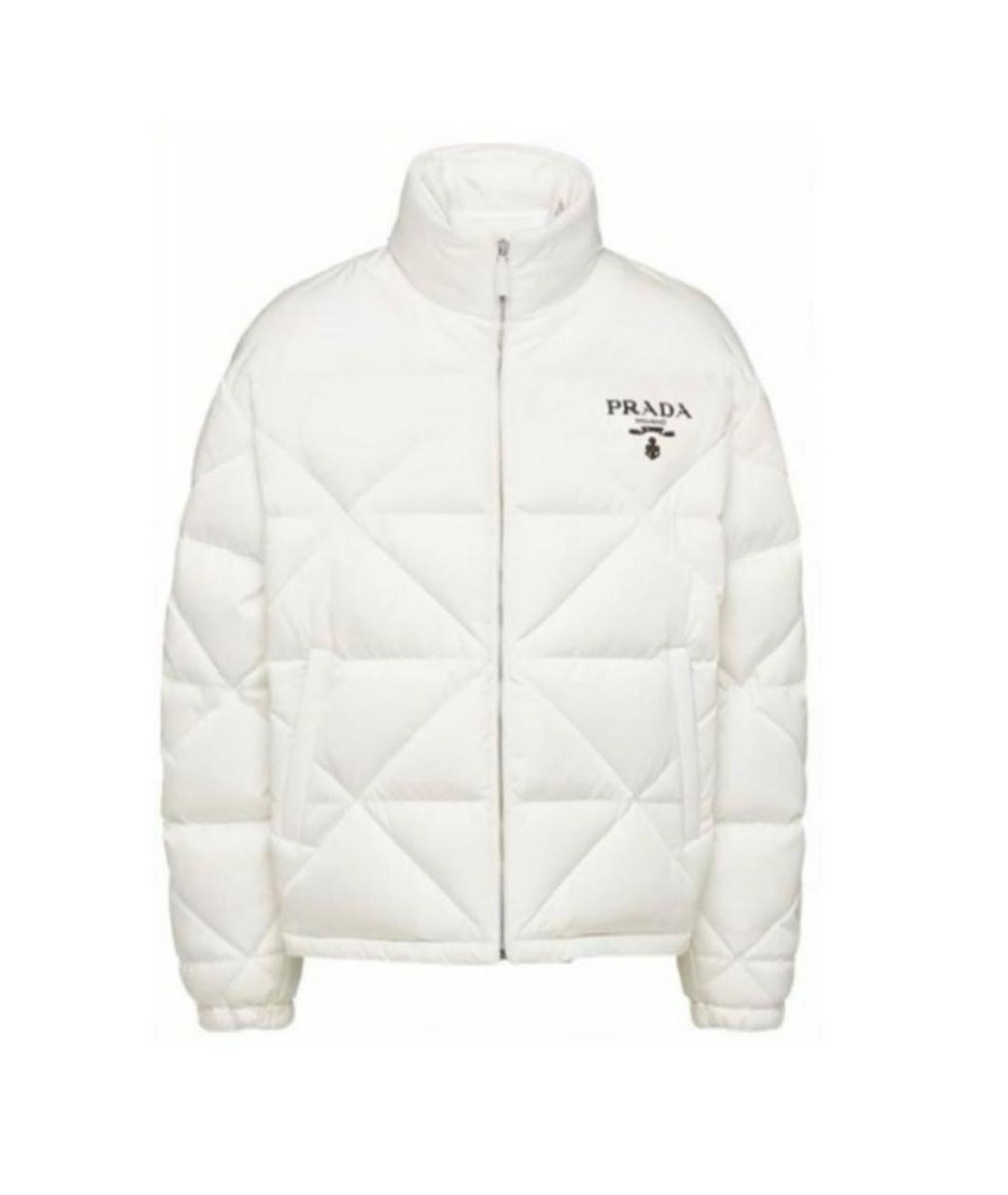 PRADA Белый пуховик, фото 1