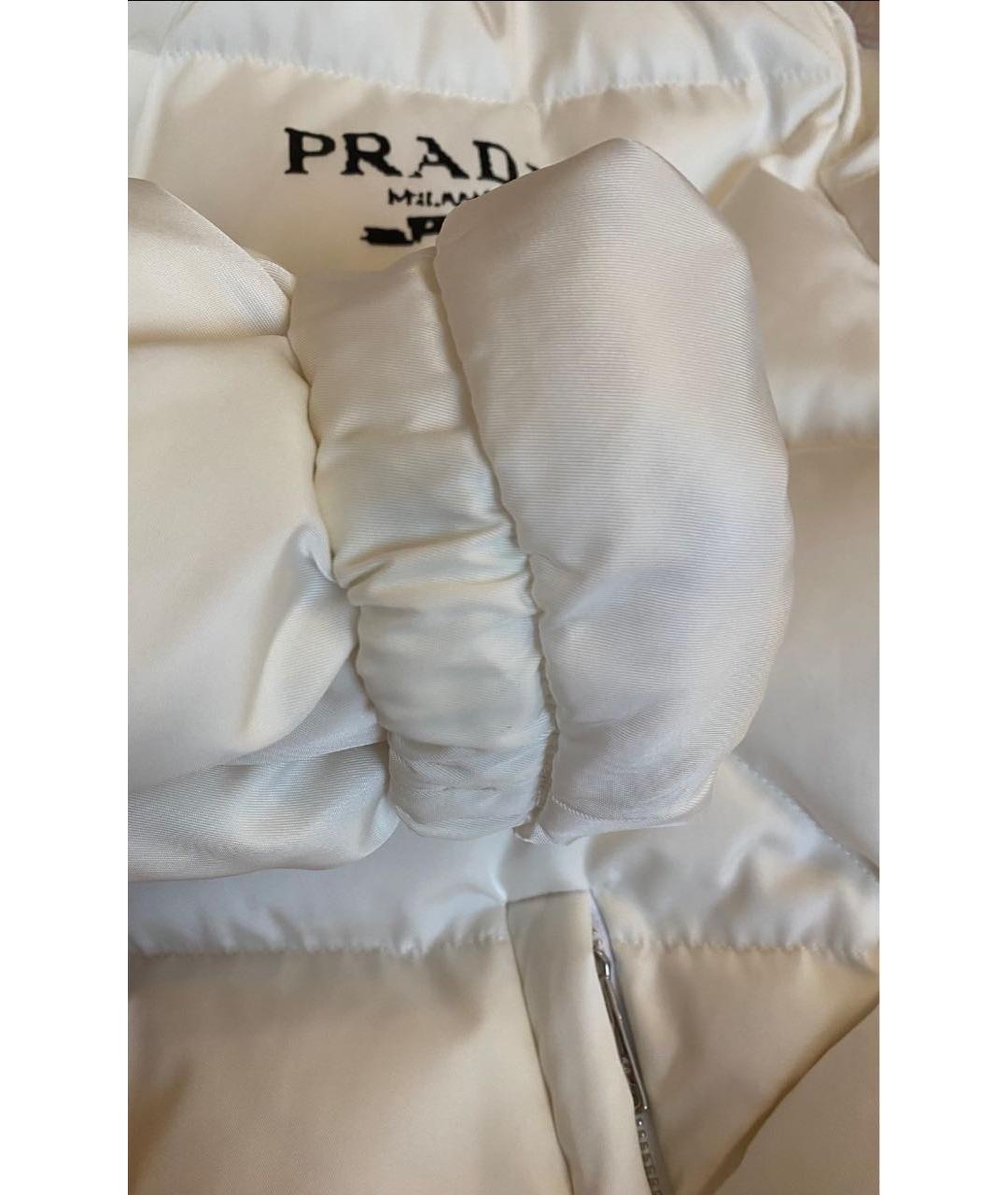 PRADA Белый пуховик, фото 5