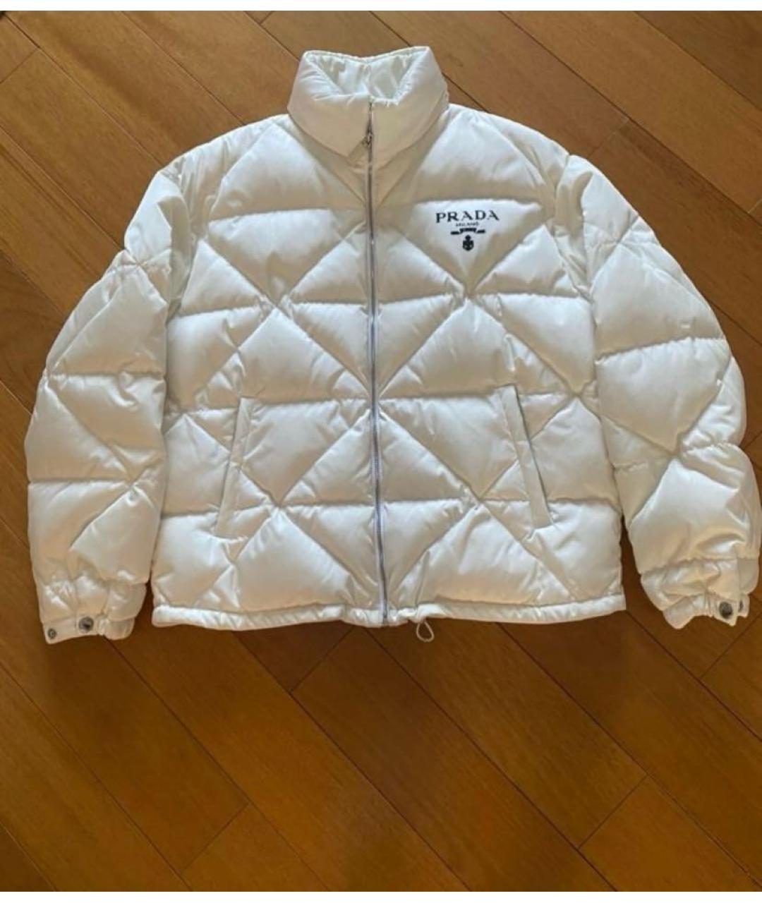 PRADA Белый пуховик, фото 2