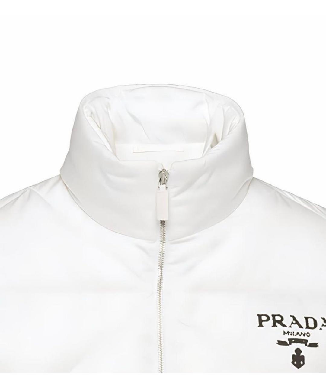 PRADA Белый пуховик, фото 3
