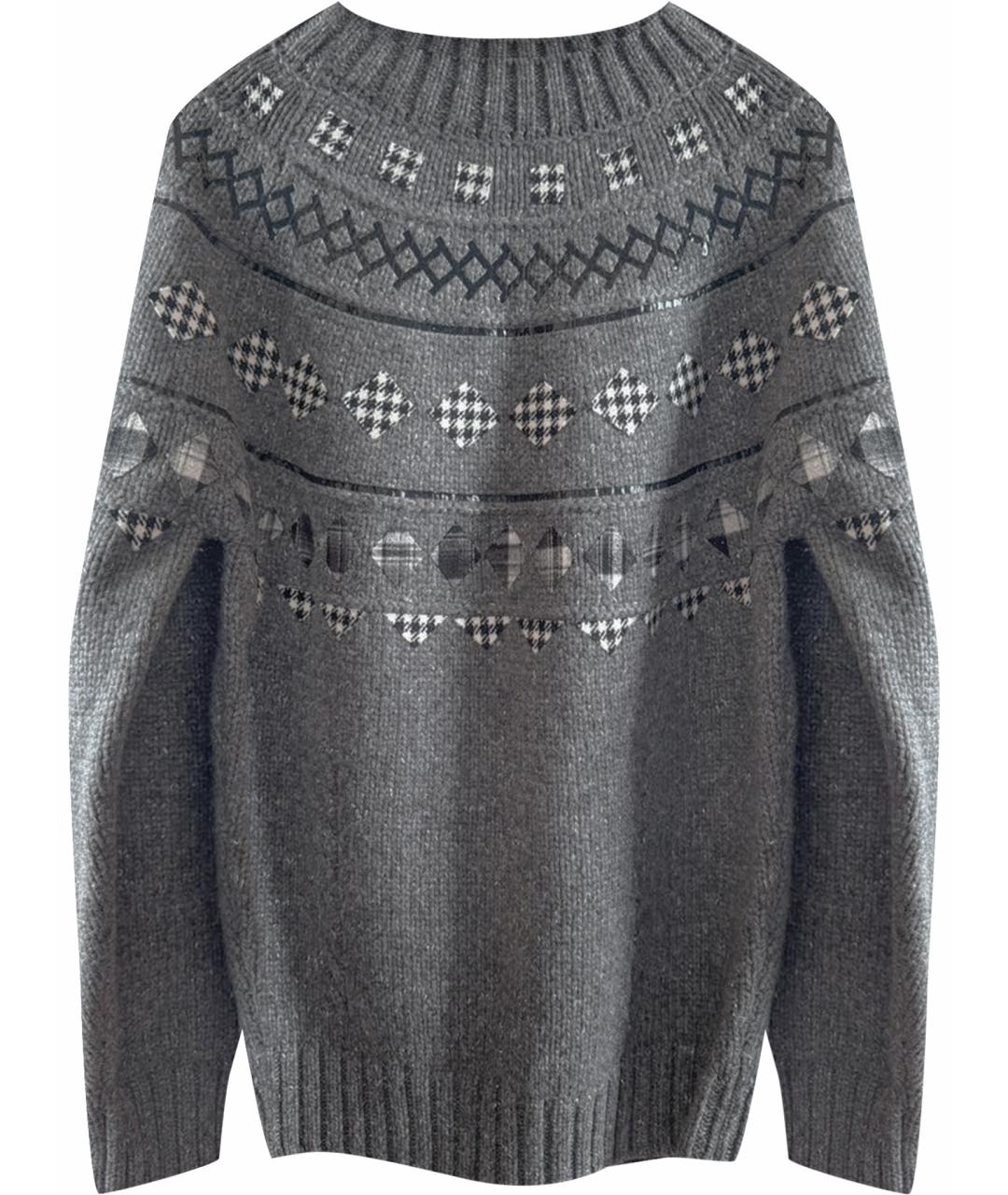 CHANEL Серый кашемировый джемпер / свитер, фото 1