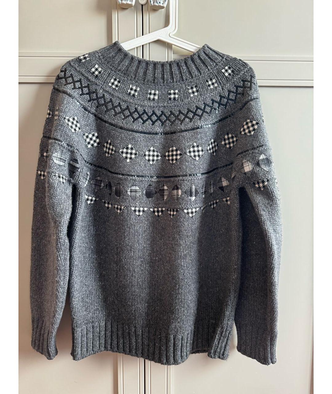 CHANEL Серый кашемировый джемпер / свитер, фото 6