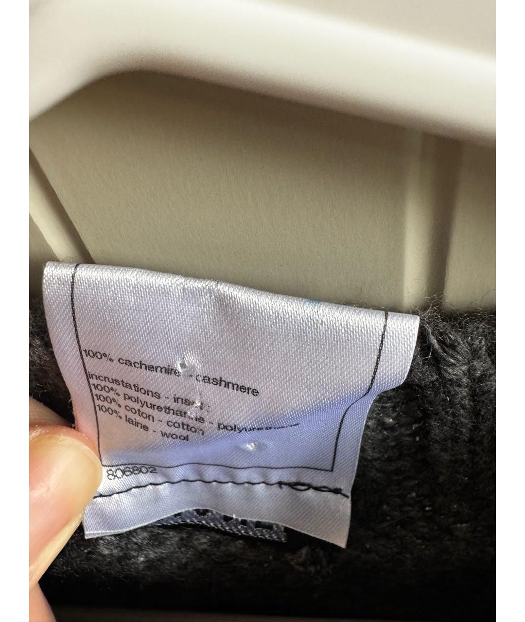 CHANEL Серый кашемировый джемпер / свитер, фото 5