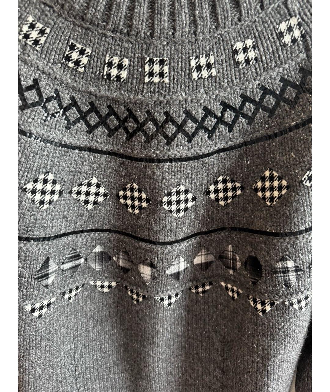 CHANEL Серый кашемировый джемпер / свитер, фото 4