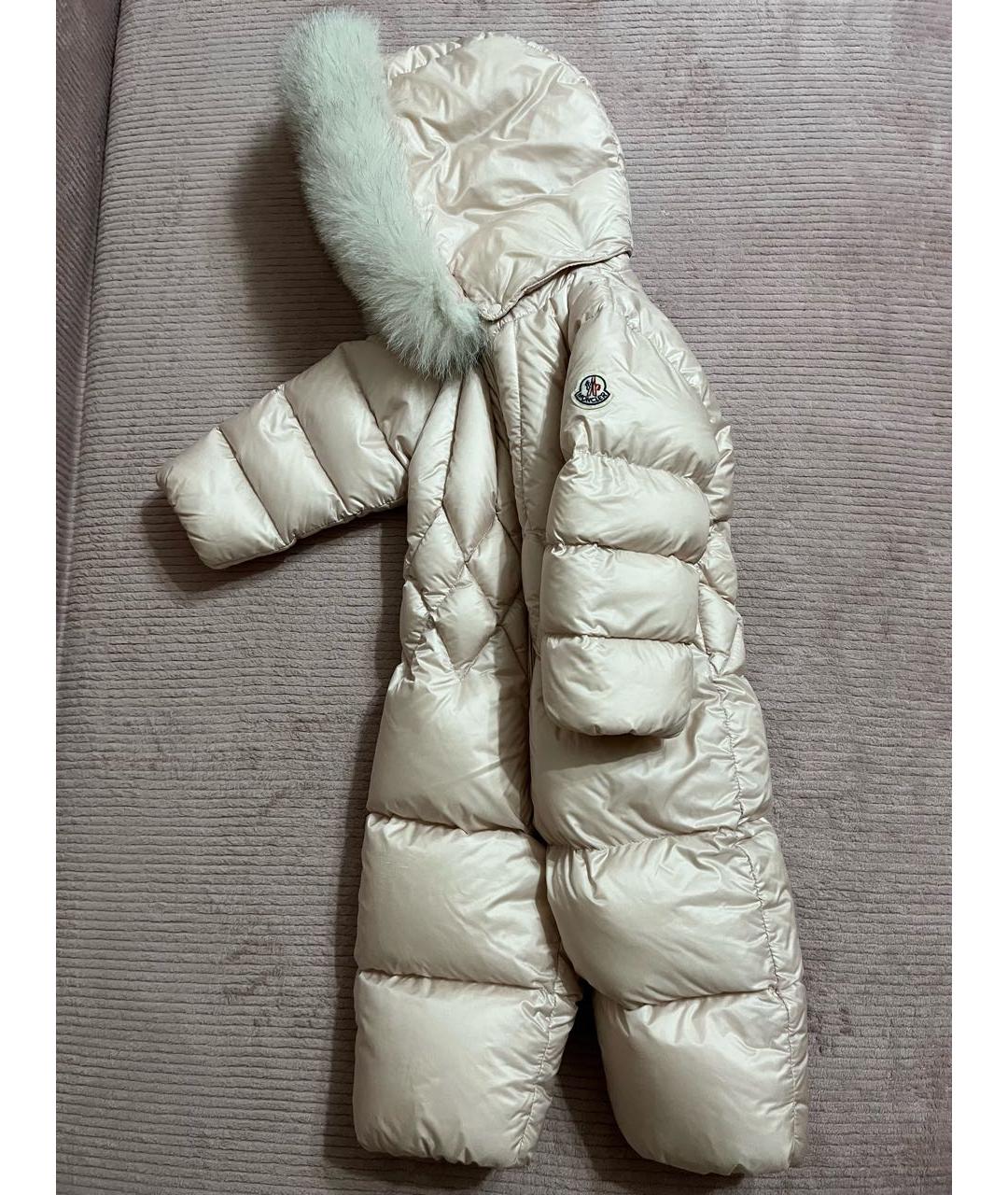 MONCLER Бежевый комбинезон, фото 7