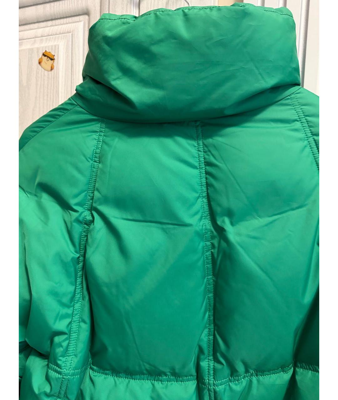 12 STOREEZ Зеленый полиэстеровый пуховик, фото 5