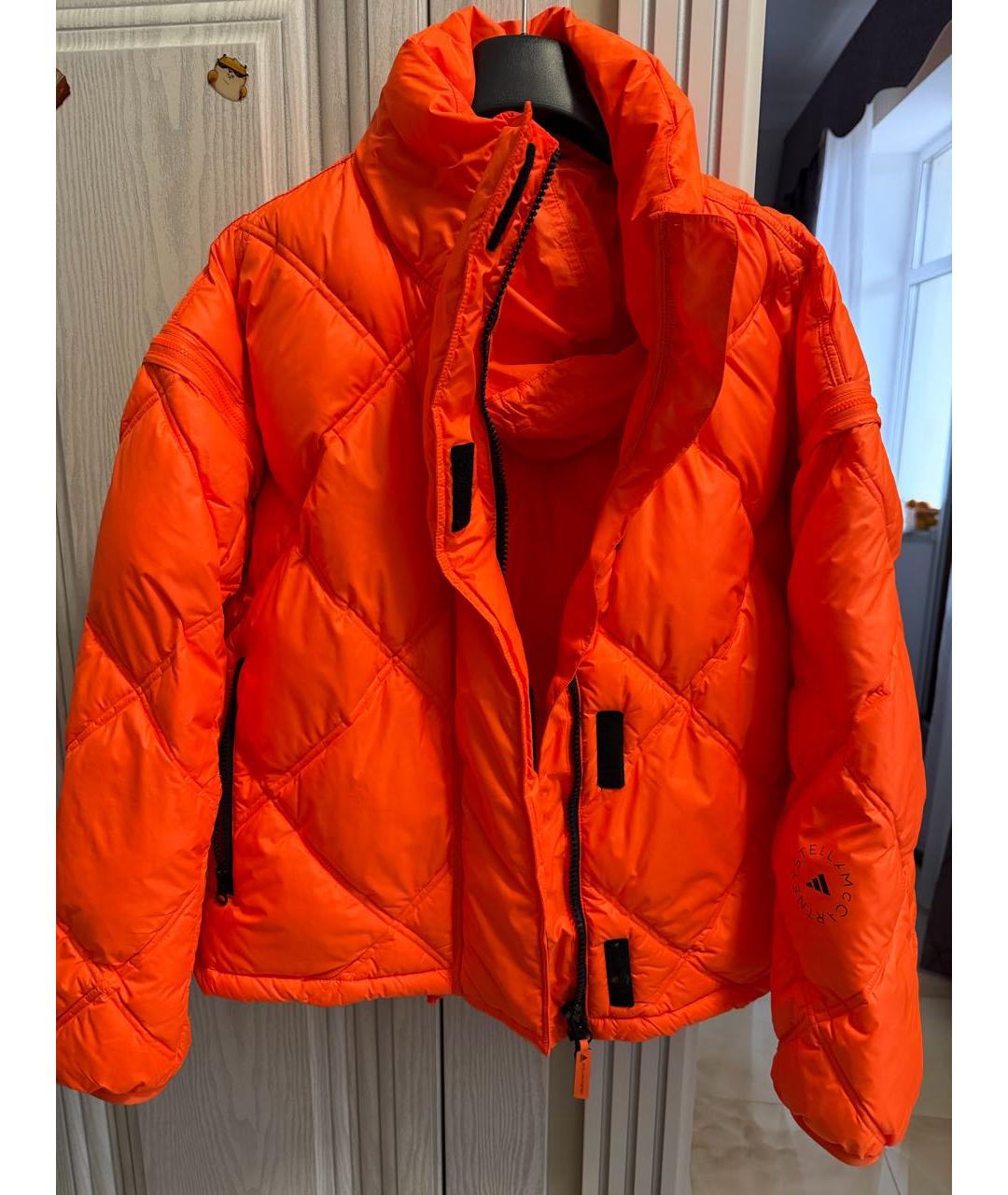 ADIDAS BY STELLA MCCARTNEY Оранжевый пуховик, фото 5