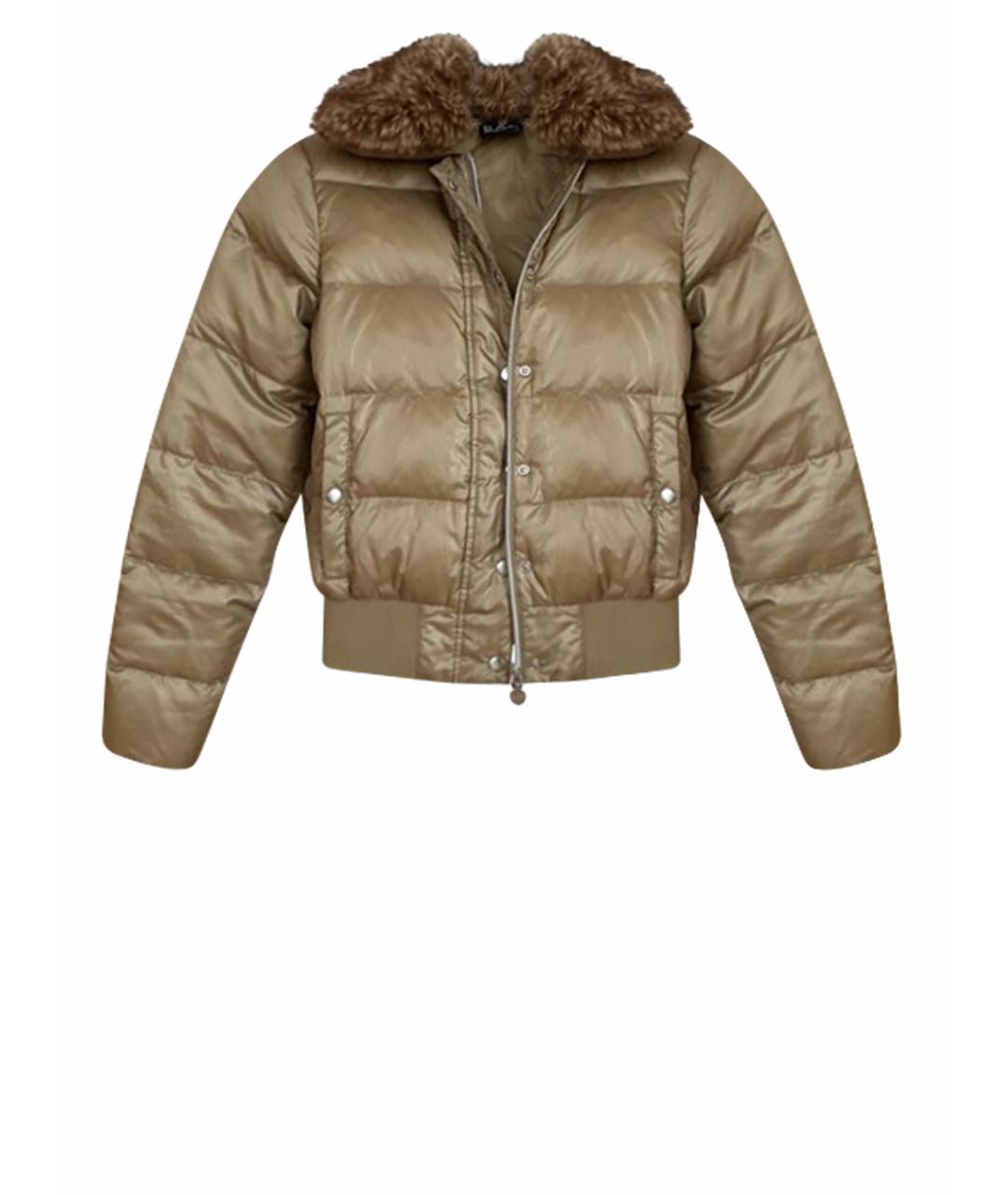 EMPORIO ARMANI Золотая полиэстеровая куртка, фото 1