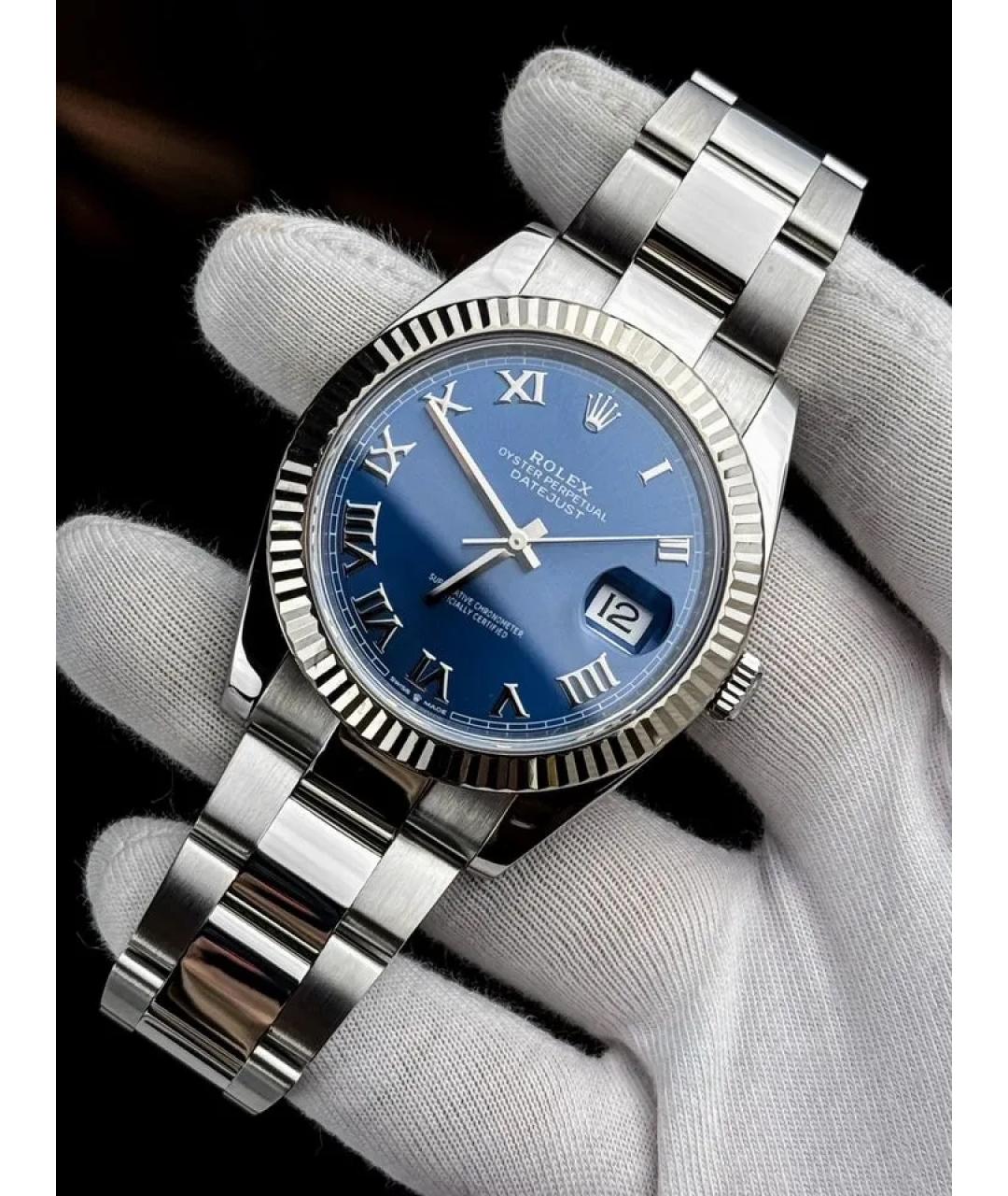 ROLEX Темно-синие часы, фото 2