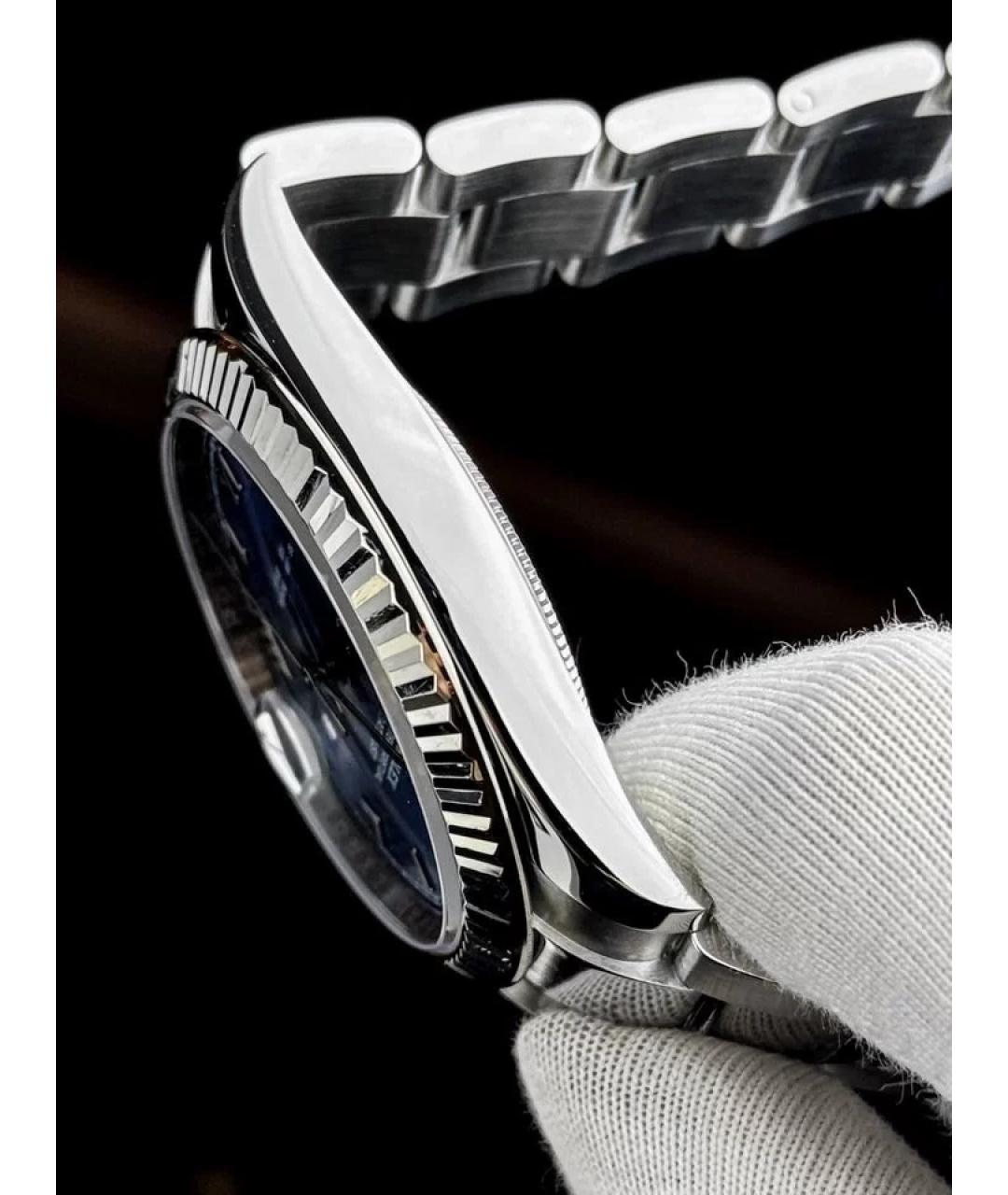 ROLEX Темно-синие часы, фото 5