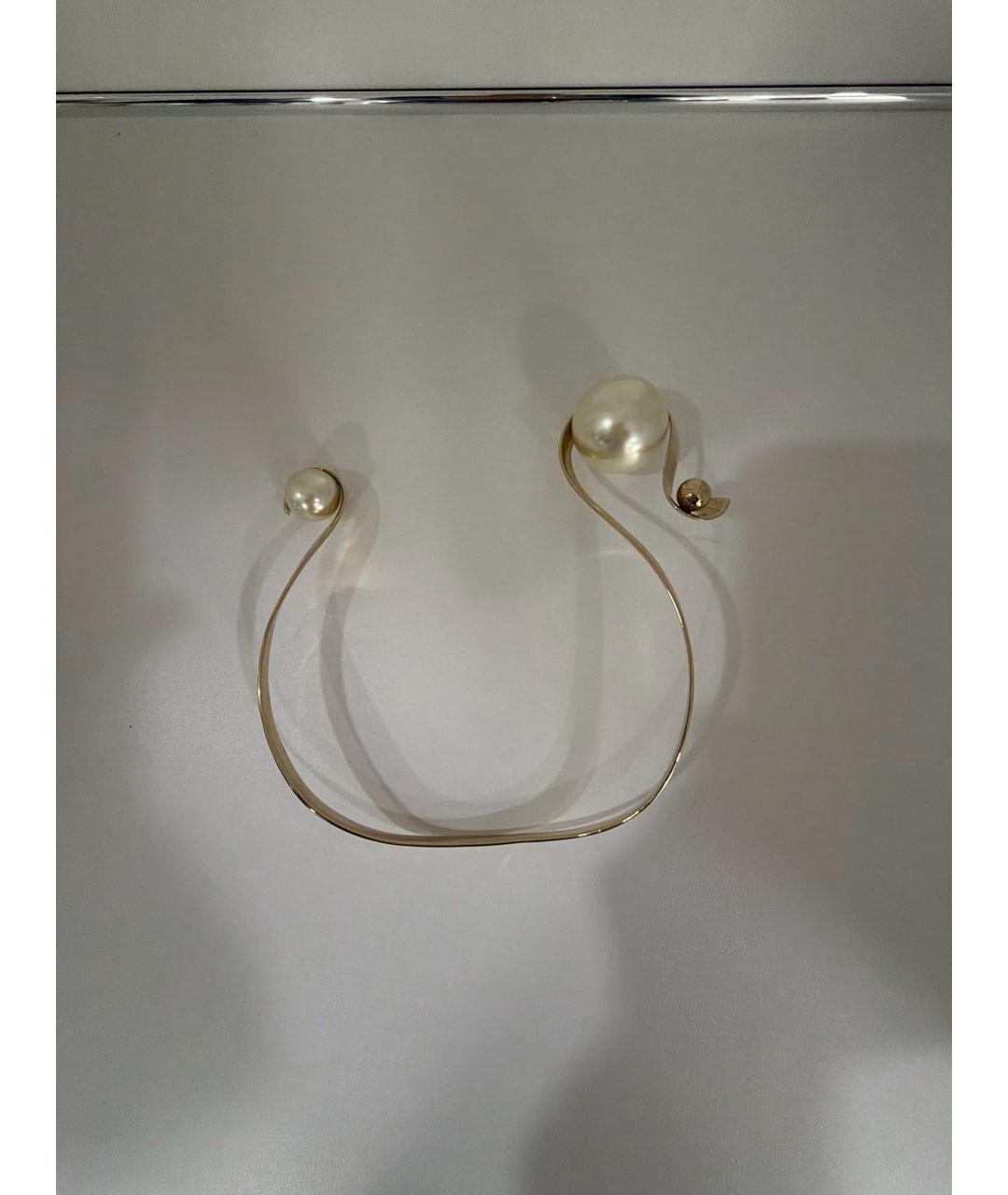 CHRISTIAN DIOR Золотое металлическое колье, фото 4