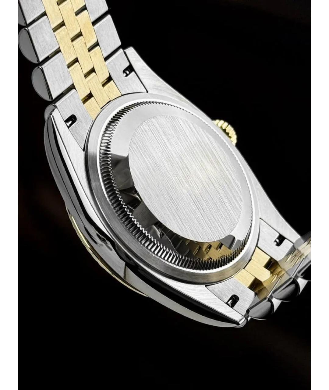 ROLEX Серые часы из желтого золота, фото 6