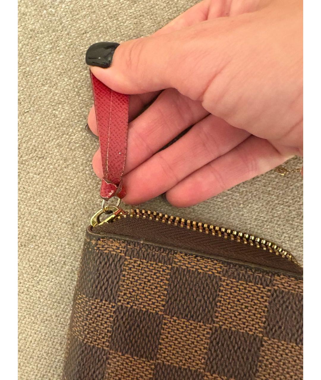 LOUIS VUITTON Коричневый кошелек, фото 2