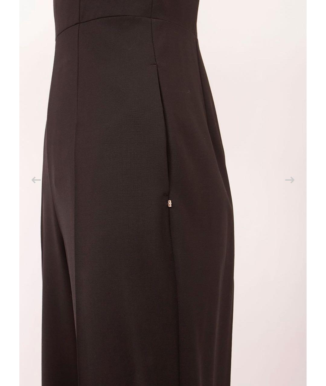 SPORTMAX Черный шерстяной комбинезон, фото 4