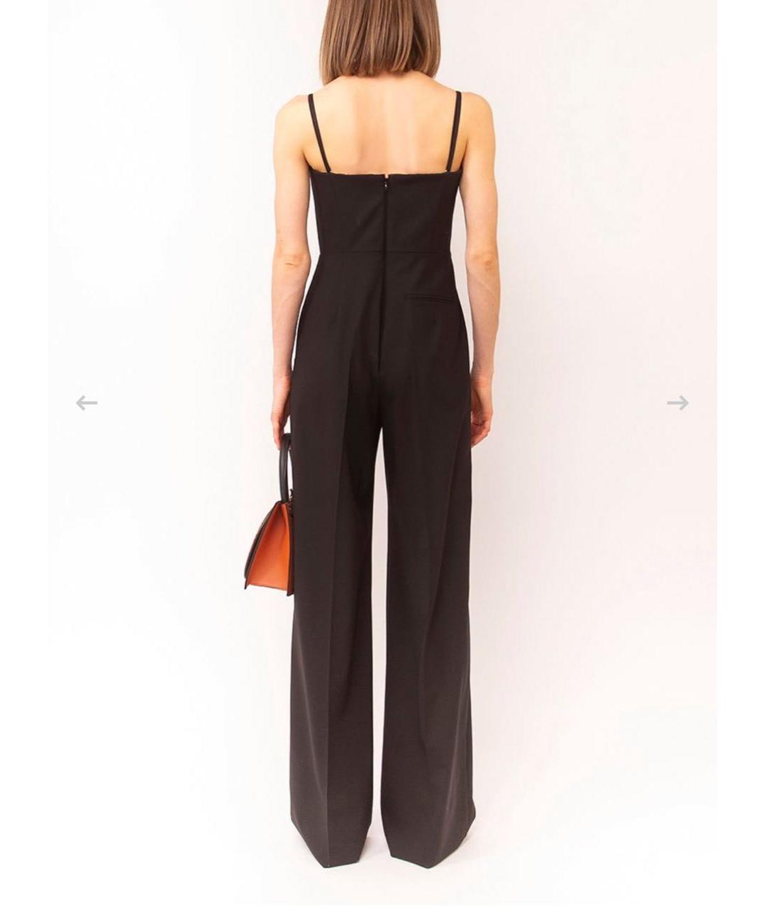 SPORTMAX Черный шерстяной комбинезон, фото 2