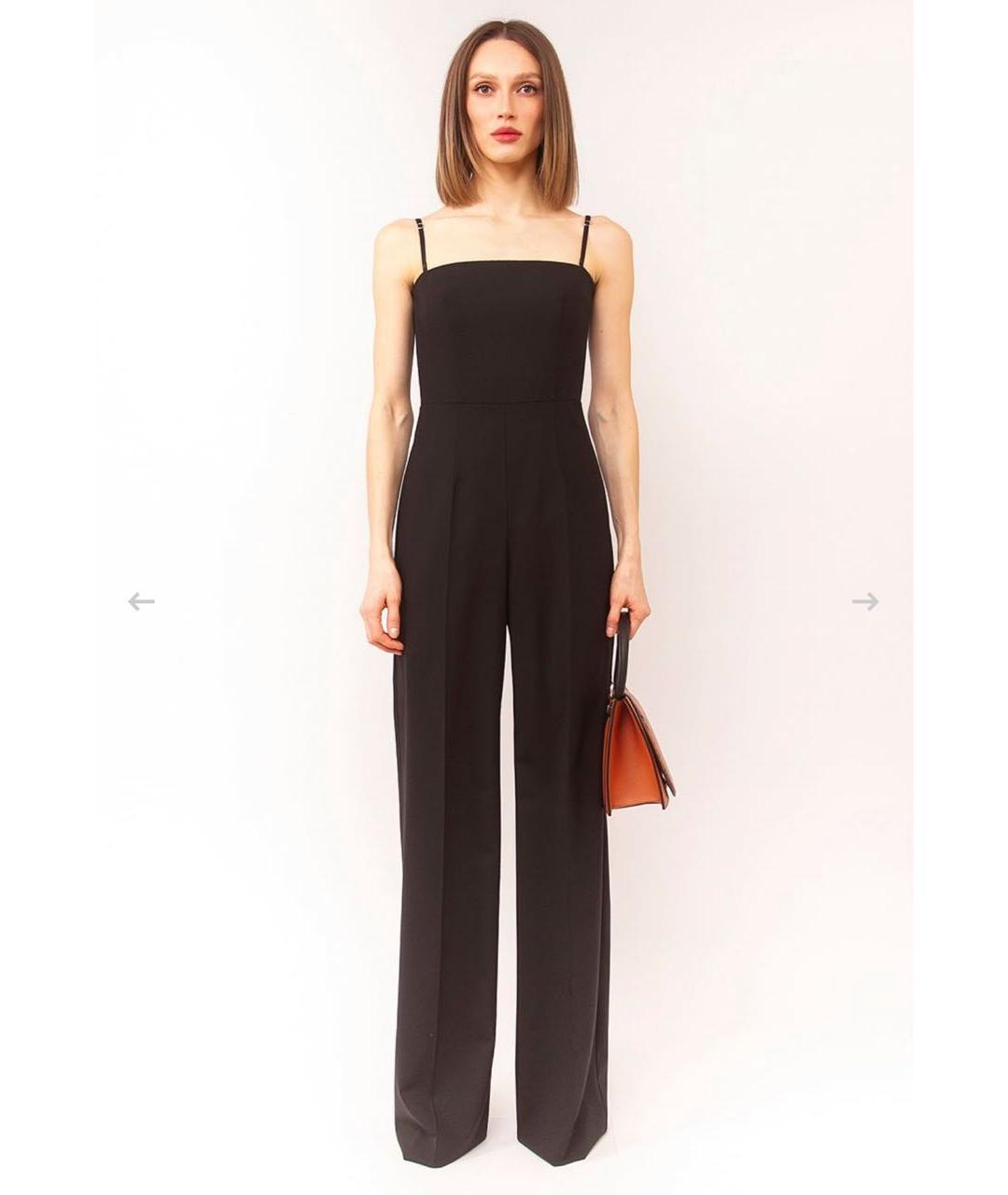 SPORTMAX Черный шерстяной комбинезон, фото 3