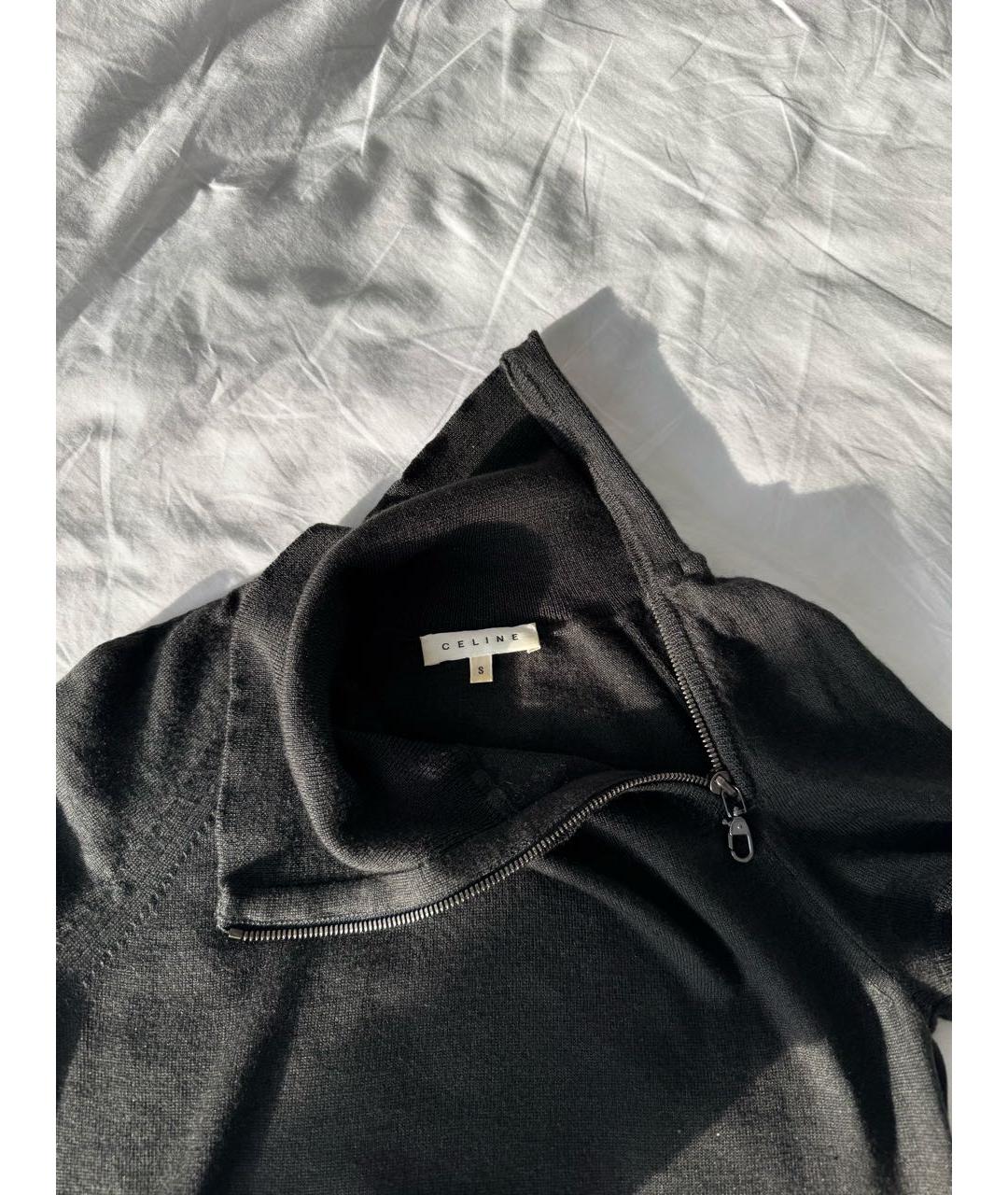 CELINE Антрацитовый кашемировый джемпер / свитер, фото 8