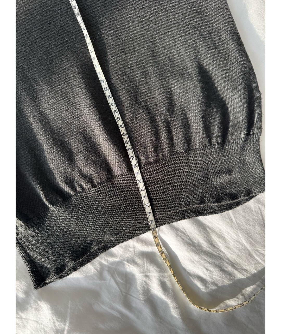 CELINE Антрацитовый кашемировый джемпер / свитер, фото 4