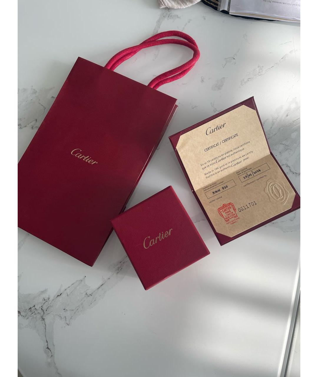 CARTIER Белое кольцо из белого золота, фото 9