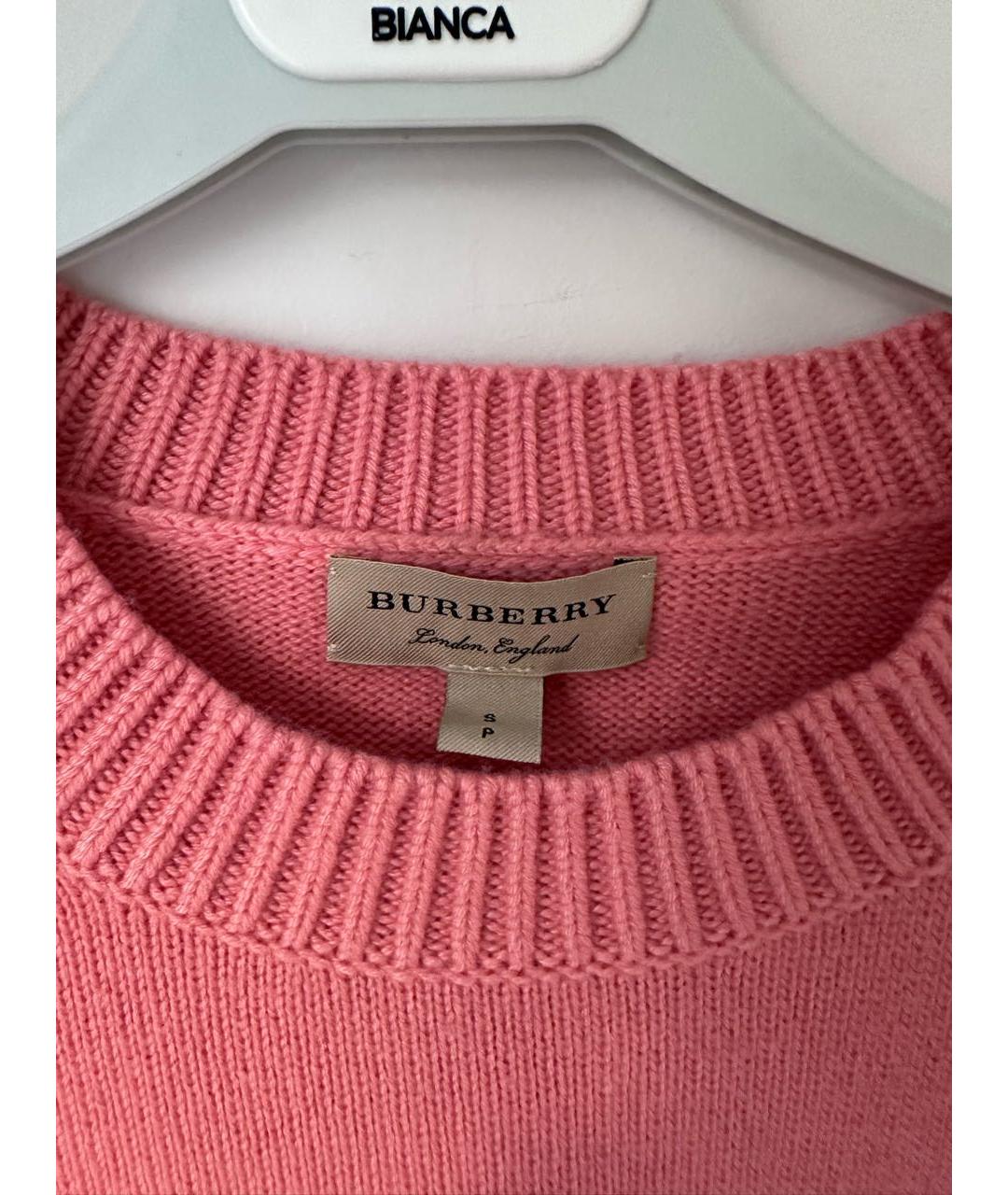 BURBERRY Коралловый джемпер / свитер, фото 3
