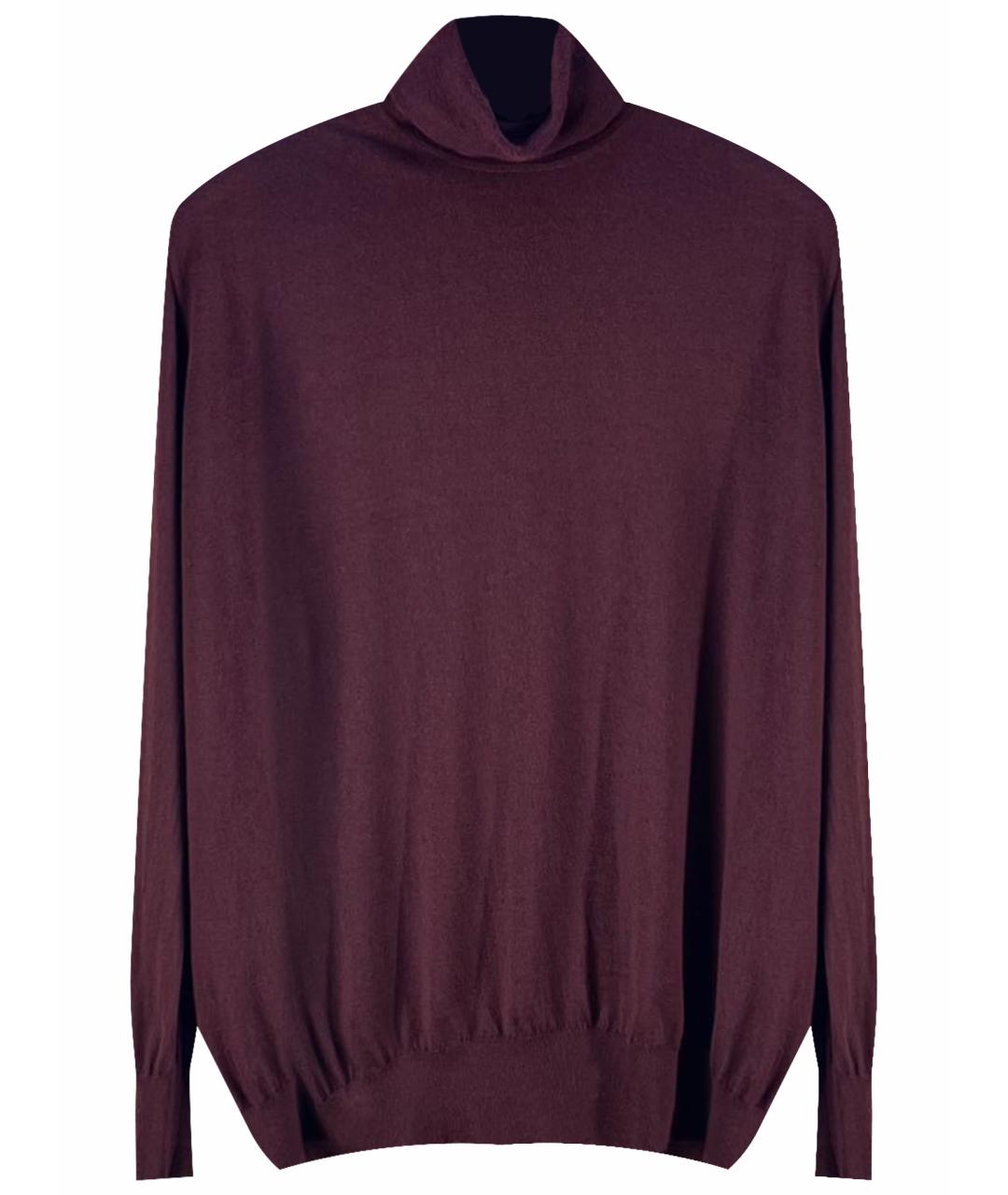 KITON Бордовая кашемировая водолазка, фото 1