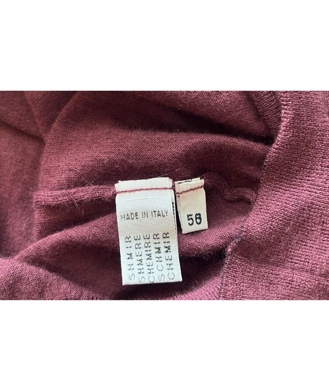 KITON Бордовая кашемировая водолазка, фото 7