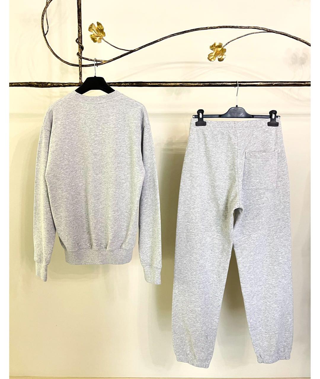 SPORTY AND RICH Серый хлопковый спортивные костюмы, фото 2