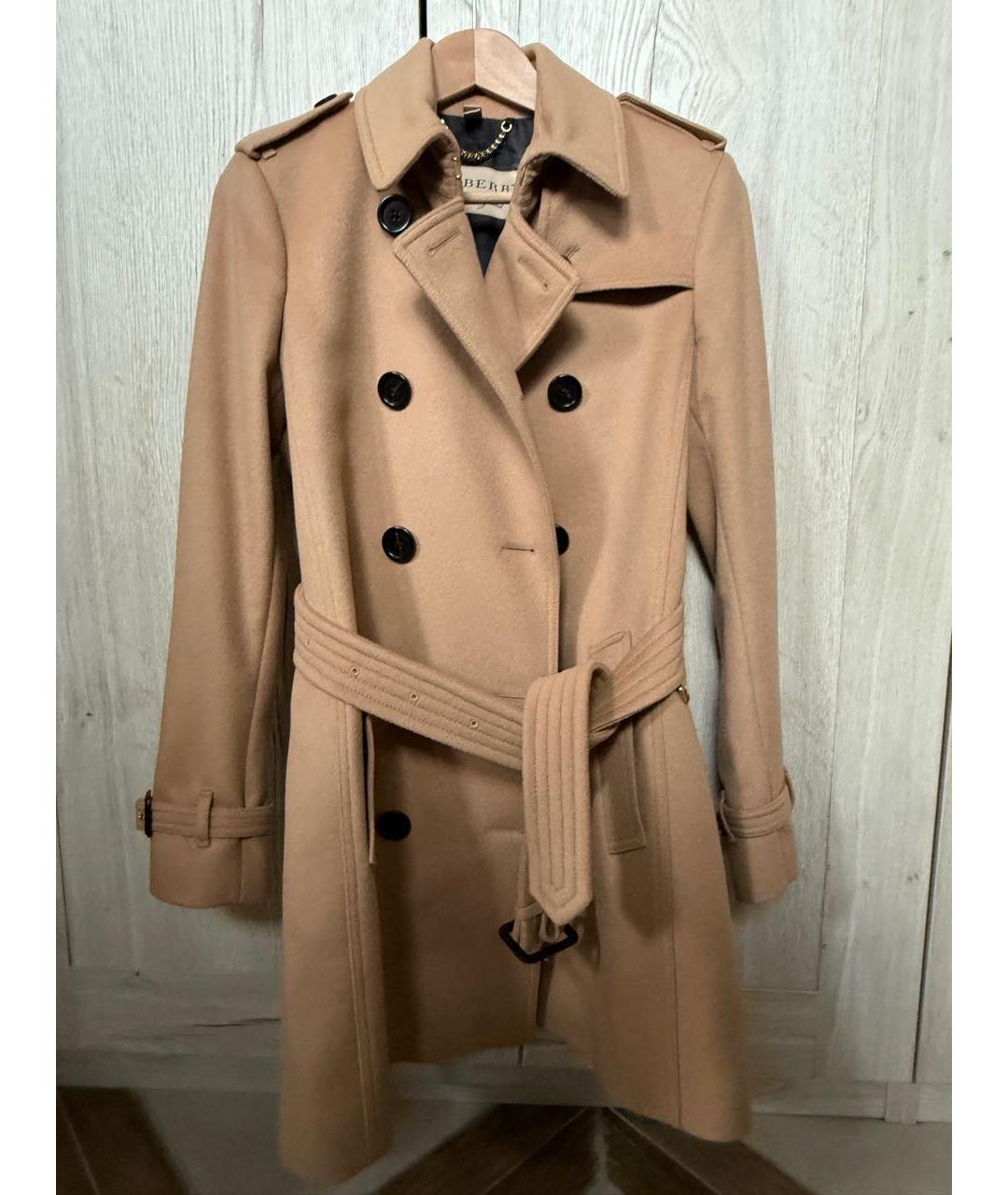 BURBERRY Бежевое пальто, фото 8