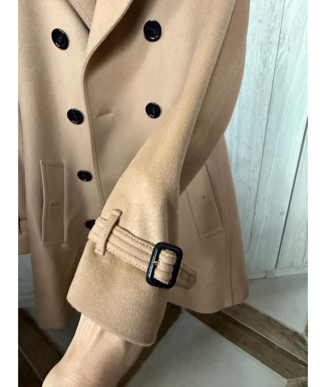 BURBERRY Бежевое пальто, фото 6