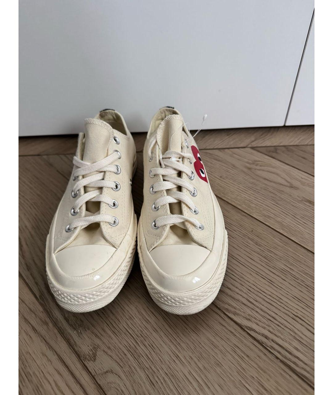 CONVERSE Белые текстильные кеды, фото 2