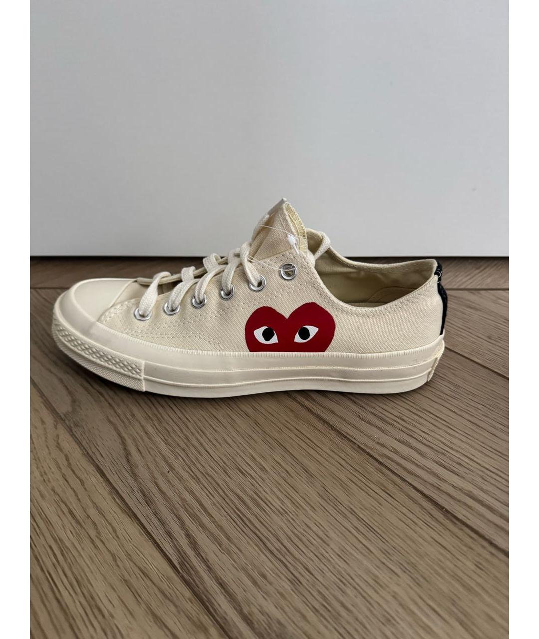 CONVERSE Белые текстильные кеды, фото 5