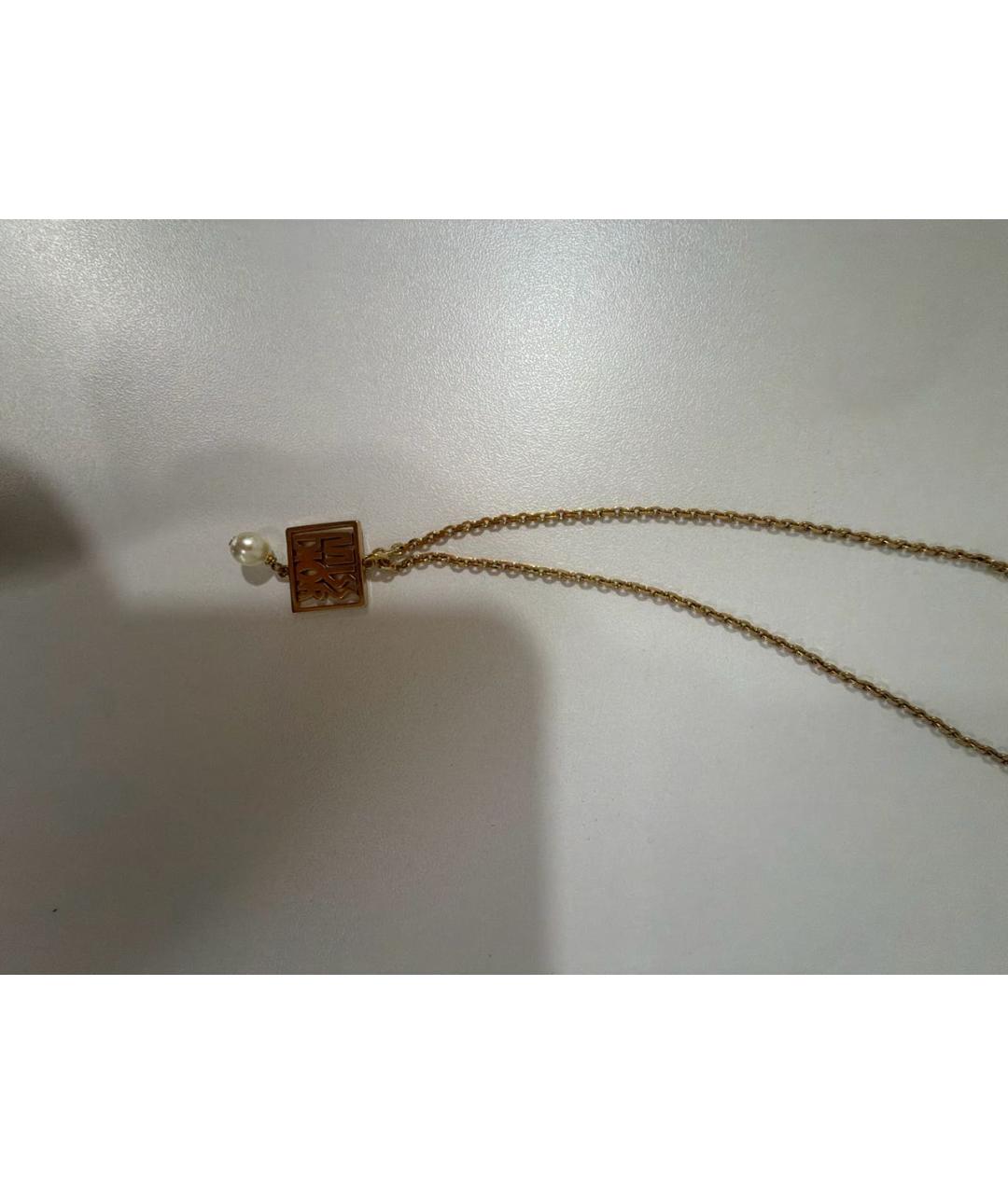 CHRISTIAN DIOR Золотая металлическая цепочка, фото 2