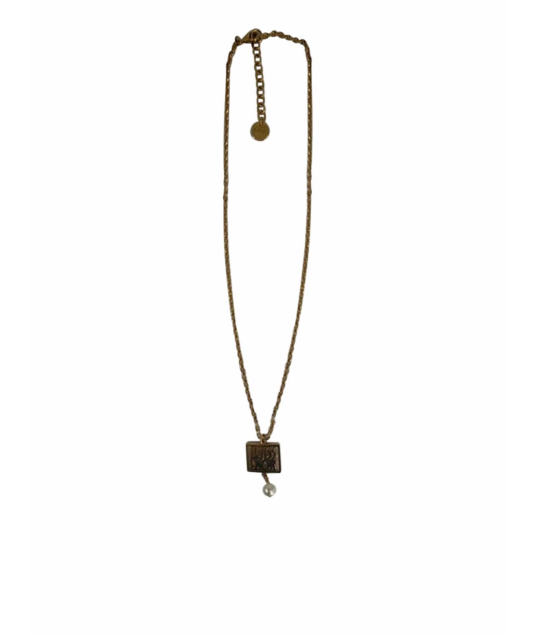 CHRISTIAN DIOR Золотая металлическая цепочка, фото 1