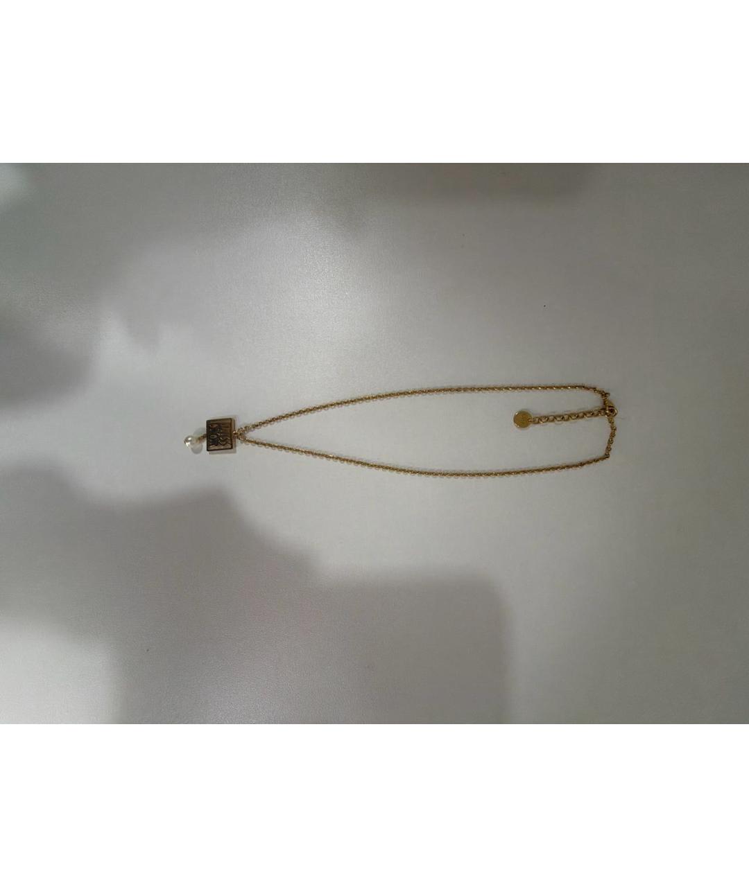 CHRISTIAN DIOR Золотая металлическая цепочка, фото 6