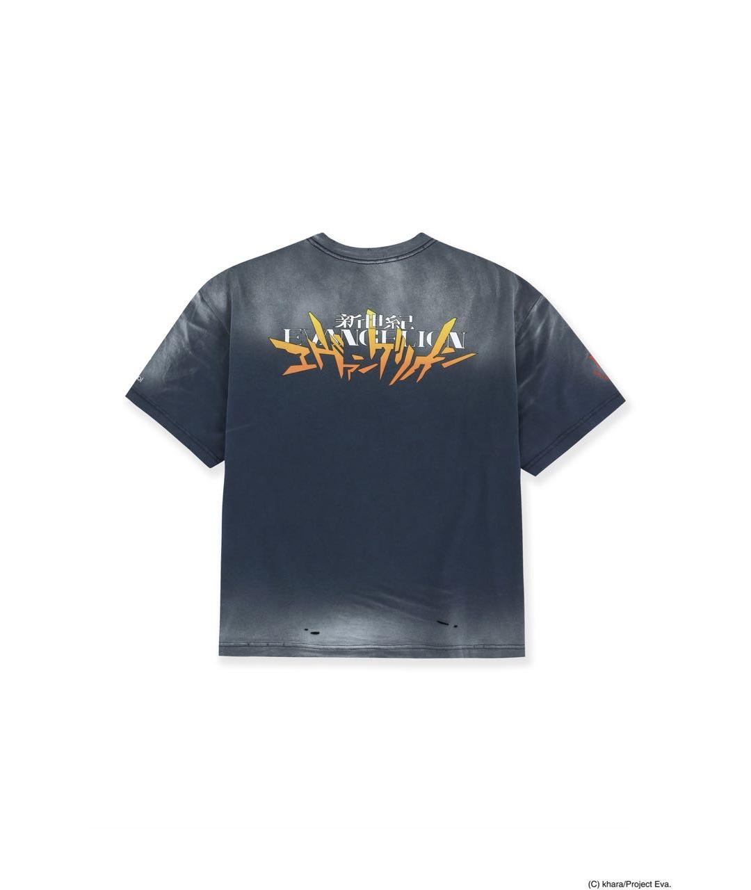 PROTOCOL INDEX EX. PROJECT G/R Темно-синяя хлопковая футболка, фото 2