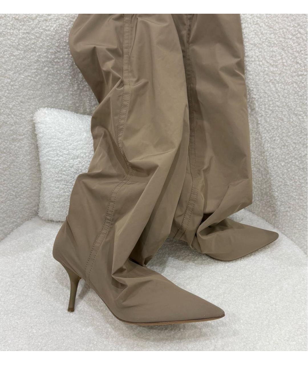 YEEZY Бежевые сапоги, фото 3